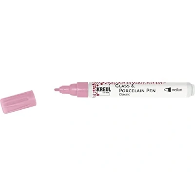Afbeelding van Hobby Line Roze Porcelain Pen Glas en porseleinstift op waterbasis geschikt voor glas, porselein, metaal keramiek