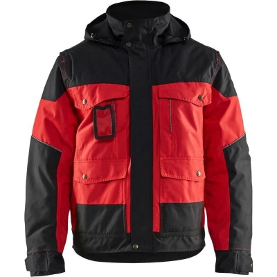 Afbeelding van Blaklader Winterjas rood/zwart maat S
