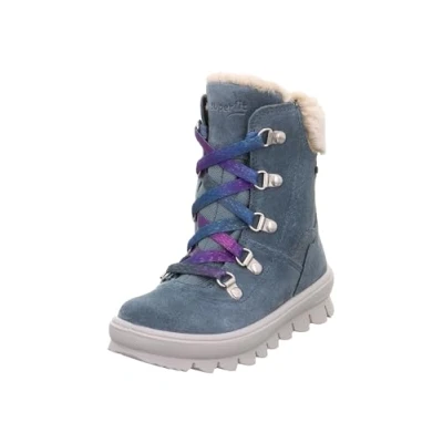 Afbeelding van Superfit Flavia Snowboots voor kinderen, Maat: 25, Blau/lila Veloursleer