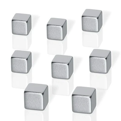 Afbeelding van BE! Board Neodymium magneet B3101 (b x h d) 10 mm dobbelsteen Zilver 8 stuk(s)