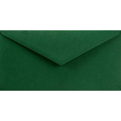 Afbeelding van Netuno 100 enveloppes longues vert foncé DL 110x220mm 115g Sirio Color Foglia colorées décoratives élégantes pour lettres invitations mariage Noël cartes de voeux documents