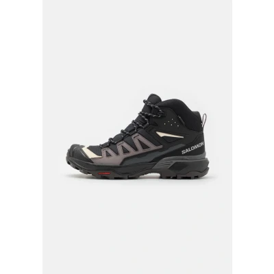 Afbeelding van Salomon X Ultra 360 MID GTX Outdoorschoenen, Dames, Maat: 42, Black/plum kitten/shale Imitatieleer/ textiel