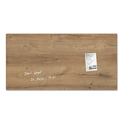 Afbeelding van Sigel Si Gl258 Glasmagneetbord Artverum 910X460X15Mm Natural Wood