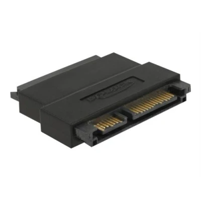 Image de Delock Adaptateur ATA Serial 150/300/600 combo SATA (P) pour (R) verrouillé noir