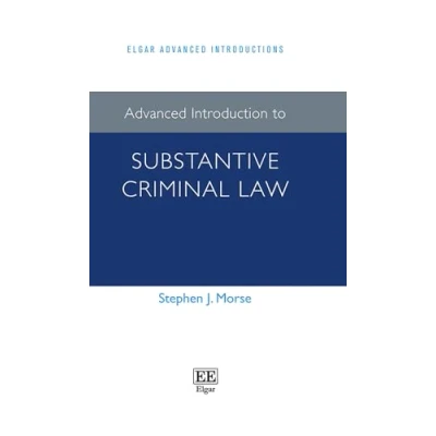 Afbeelding van Elgar Advanced Introductions series Introduction to Substantive Criminal Law