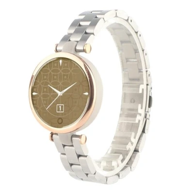 Afbeelding van Stalen schakelband Zilver Garmin Lily horlogeband