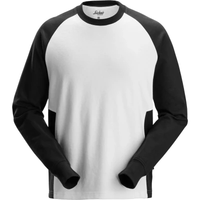 Afbeelding van Snickers 2840 Tweekleurig Sweatshirt Wit/zwart