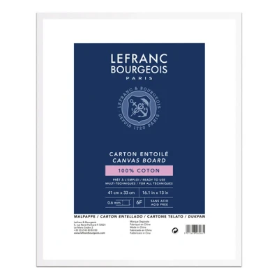 Image de Lefranc Bourgeois Louvre carton entoilé 41 x 33 cm
