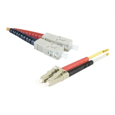 Image de generic Cordon de raccordement SC/UPC multimode (M) pour LC/UPC 2 m fibre optique duplex 50 / 125 microns OM2 sans halogène orange