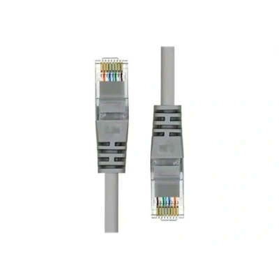 Image de ProXtend Cordon de raccordement RJ 45 (M) pour 15 m UTP CAT 5e moulé, sans crochet gris