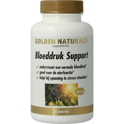 Afbeelding van Golden Naturals Bloeddruk Support Tabletten 60TB