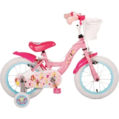 Afbeelding van Disney Princess Kinderfiets Meisjes 14 inch Roze Twee handremmen