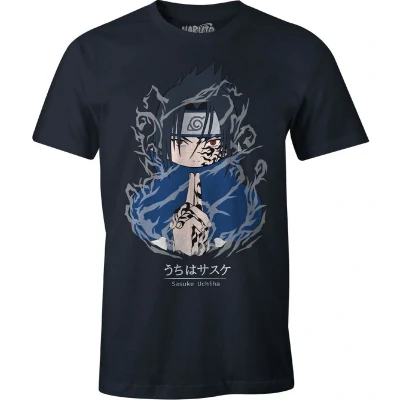 Afbeelding van Naruto Sasuke Black T Shirt XL