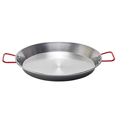 Image de Poêle à paella valence 36 cm en Acier poli Garcima Argent