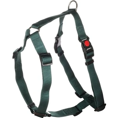 Afbeelding van Flamingo Ziggi H harnas Honden Donkergroen L 60 85cm 25mm 1st 138028
