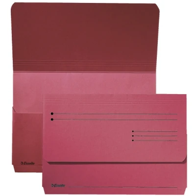 Image de Esselte Pocket File dossier pochette en carton (25 dossiers) rouge