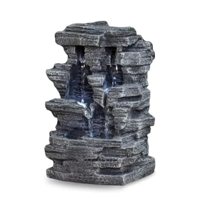 Afbeelding van Zen&#039;Light Grand Canyon binnenfontein, imitatie steen en waterstroom, 19 x 16 28 cm