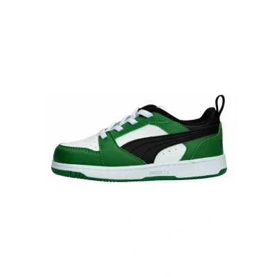 Afbeelding van Rebound V6 Lo sneakers, Groen/Zwart/Wit, Maat 21 PUMA