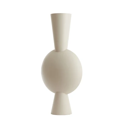 Afbeelding van Light &amp; Living Vaas KAVANDU 47x26x100cm Wit
