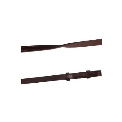 Image de Montar Rênes Leather/Caoutchouc Frech Hooks Eco Marron Cob