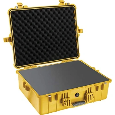 Afbeelding van Peli™ Case 1600 Koffer Groot geel met schuim