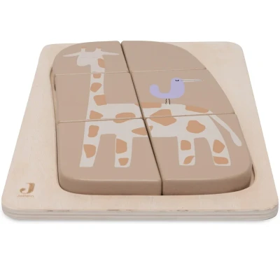 Afbeelding van Jollein 105 001 67090 Puzzel Hout Jungle Jambo Giraffe
