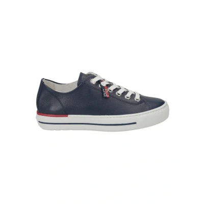 Afbeelding van Paul Green Sneakers laag, Dames, Maat: 38, Blau Leer