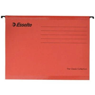 Afbeelding van Esselte hangmappen voor laden Classic tussenafstand 330 mm, rood, doos van 25 stuks
