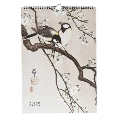 Afbeelding van Kokonote : Zen Blossom wandkalender 2025, A3, met 12 illustraties, 28 x 39,7 cm, FSC®, Japanse groot formaat