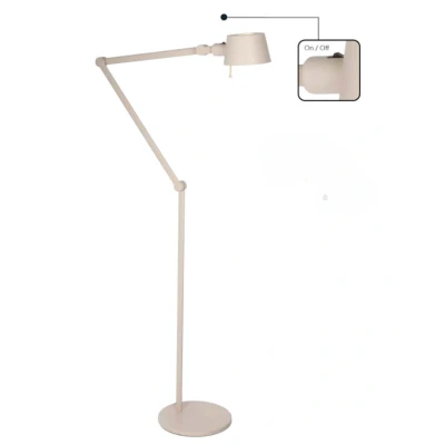 Afbeelding van Vloerlamp verstelbaar beige tot 200cm