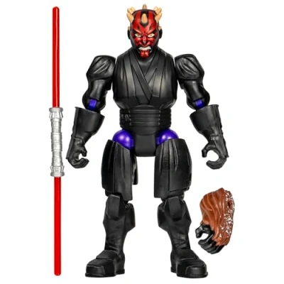 Afbeelding van MixMashers Darth Maul, 12 cm aanpasbaar beeldje om te mixen en matchen met accessoires, Star Wars, vanaf 4 jaar