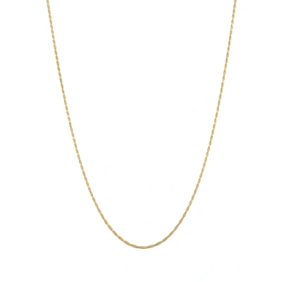 Afbeelding van Kuzzoi Twisted Ketting goldcoloured, Heren, Maat: 55, Gold coloured