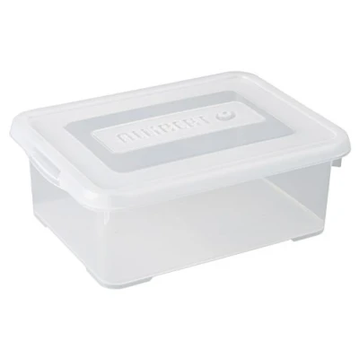 Afbeelding van Allibert Handy Opbergbox 12L Click deksel Transparant