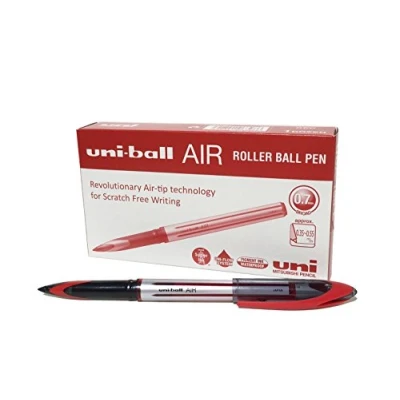 Afbeelding van uni ball UB 188 L 12 stuks 0,7 mm medium punt balpen voor supersoepel schrijven, schrijven als een vulpen, effen vloeibare inkt, super kleurecht en waterbestendig