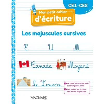 Image de Mon petit Cahier d&#039;écriture CE1 / CE2 : Les majuscules cursives (2022)