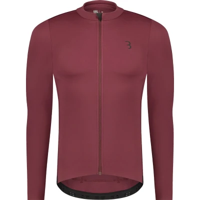 Afbeelding van BBB Cycling Essence LS Fietsshirt Lange Mouwen Heren Allround Wielershirt Wielrenshirt Rood Maat XL BBW 420