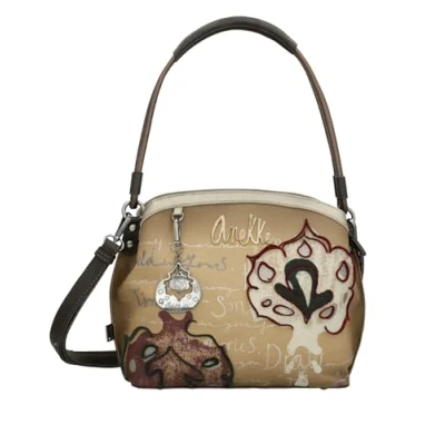 Afbeelding van Anekke schoudertas handtas Manifesto Crossbody Bag Multicolor bruine