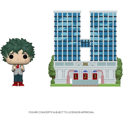 Afbeelding van Pop Town My Hero Academia High School met Deku in Uniform Vinyl Figuur
