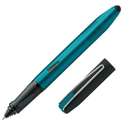 Afbeelding van ONLINE Rollerball Switch Plus Inktbalpen en touchpen voor tablets smartphones in één multifunctionele pen kantoor of basisschool, standaard inktpatronen, blauw
