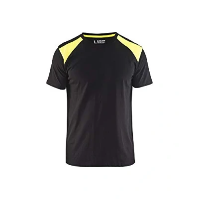 Afbeelding van Werkshirt Blåkläder 3379 Bi Colour Zwart/Geel maat XL