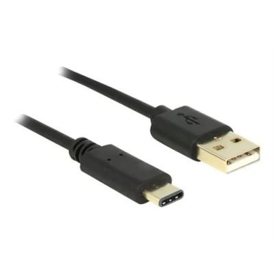 Image de Delock Câble USB 24 pin C (M) pour 2.0 3 A 2 m noir