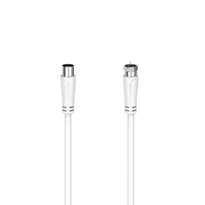 Afbeelding van Hama SAT aansluitkabel F connector Coax koppeling 3,0 M 90 DB