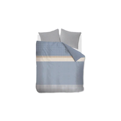 Afbeelding van Beddinghouse Bernou dekbedovertrek Tweepersoons 200x200/220 Blauw