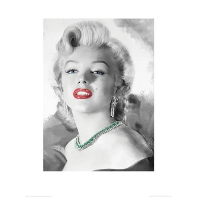 Afbeelding van Diamonds Are A Girl&#039;s Best Friend Jerry Michaels Art Print 60x80cm Poster