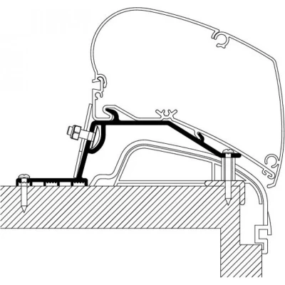 Afbeelding van Thule Hobby Premium/Ontour Roof Adapter