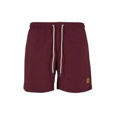 Afbeelding van Urban Classics Block Zwemshorts, Heren, Maat: Small, Cherry