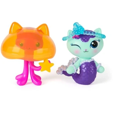 Afbeelding van Gabby’s Poppenhuis De Film MerCat &amp; Kitty Kwalletje met 2 Accessoires