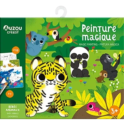 Image de Peinture magique Bébés animaux NED
