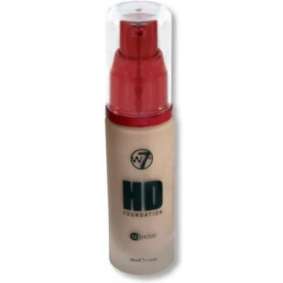 Afbeelding van W7 HD Foundation Natural Beige 30 ml