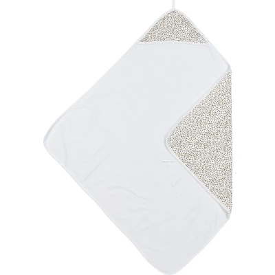 Afbeelding van Meyco Baby Cheetah badcape taupe 90x90cm